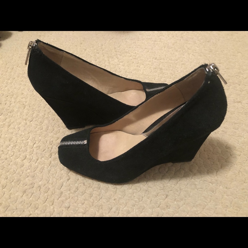 Michael Kors suede wedges